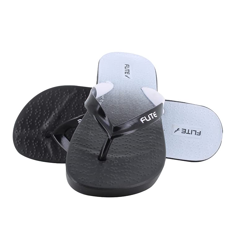 FLITE womens Fl-270 Slipper/Daily USe/Soft Cushion Sole (Black, numeric_8) - Image 3