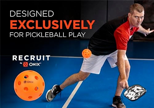 Onix Recruit Indoor Ready to Play Superior Welding Design Pickleball Ball - Image 3