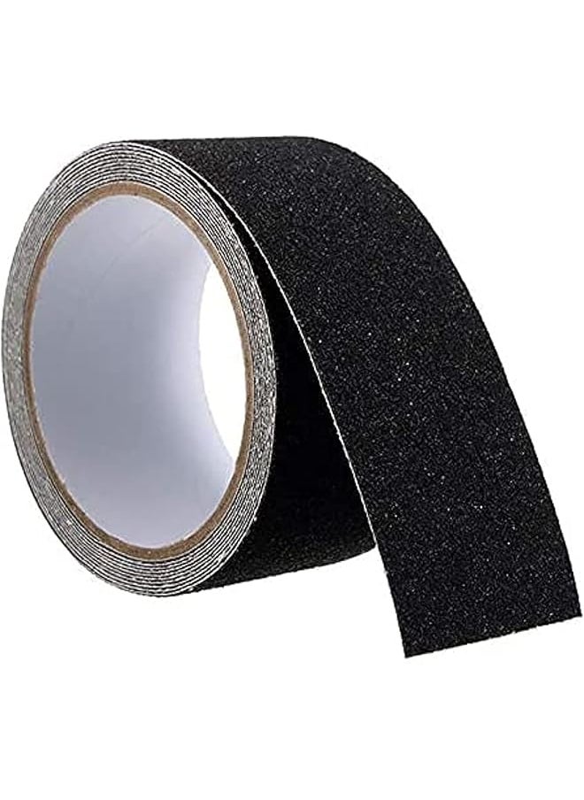 PROMASS 5m Roll Of Anti Slip Tape Stickers For Stairs Decking Strips For Stair Floor Bathroom Self Adhesive(Black)  - Image 1