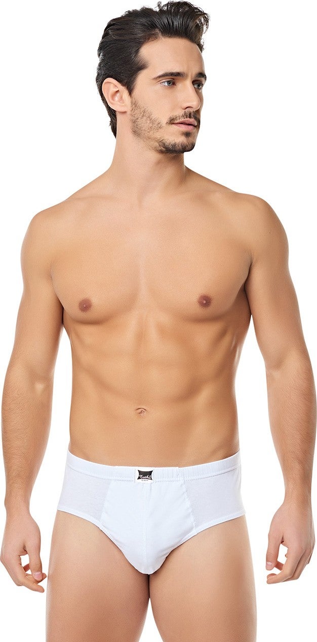 Tutku 12 Pieces White Color Kom Slip Panties 
