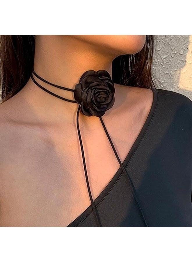 Lemon 3pcs Choker Necklace for Women,  Velvet Choker Set Layered  Choker Necklaces Classic Chokers for Women Adjustable Gothic Lace Collar Necklace for Party Cosplay  Birthday Gifts  - Image 5