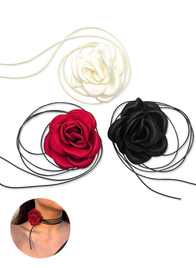 Lemon 3pcs Choker Necklace for Women,  Velvet Choker Set Layered  Choker Necklaces Classic Chokers for Women Adjustable Gothic Lace Collar Necklace for Party Cosplay  Birthday Gifts  - Image 1