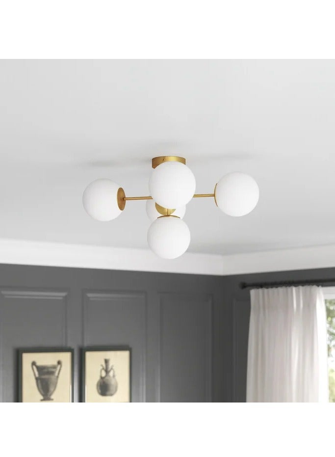 Y-LIGHTS Ceiling Lamp - Gold And White - Image 2