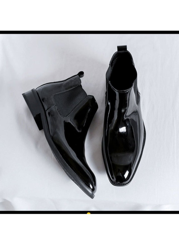 Warrior - New Youth Fashion Thick Sole High Top Boots - Image 1