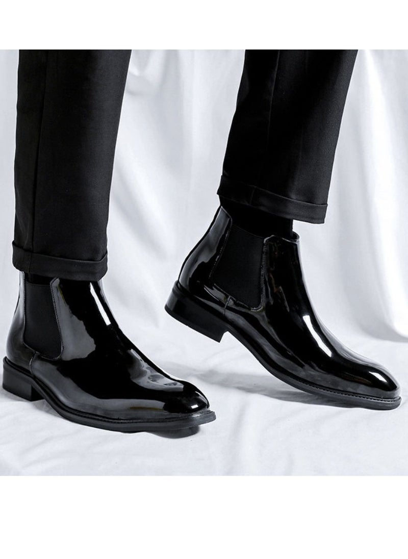 Warrior - New Youth Fashion Thick Sole High Top Boots - Image 1