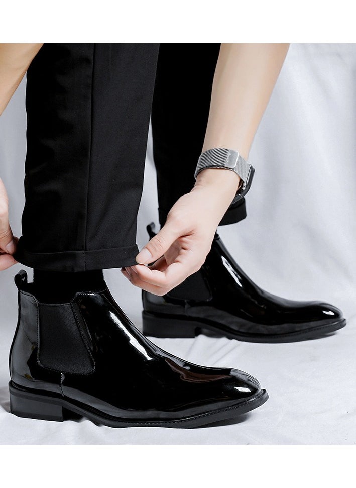 Warrior - New Youth Fashion Thick Sole High Top Boots - Image 1