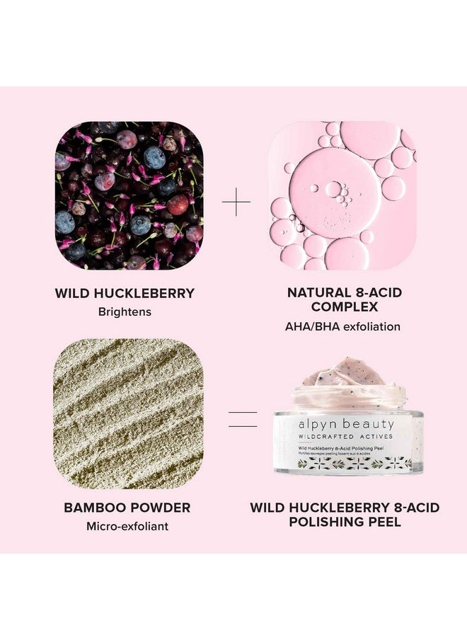 Alpyn Beauty - Alpyn Wild Huckleberry 8Acid Polishing Peel | Double Exfoliating Peel Mask To Visibly Smooth & Brighten Skin While Refining The Look Of Pores | 1.7 Oz / 50 Ml - Image 1