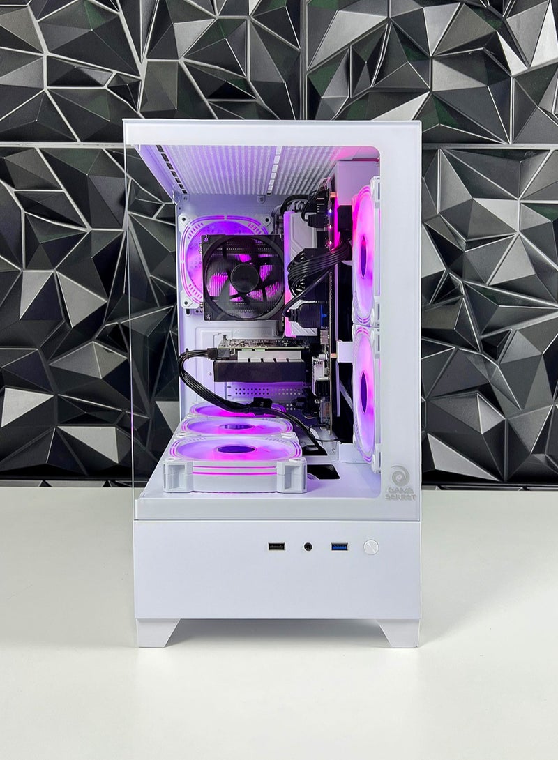 Game Sekret Nova Skye Gaming PC - Intel Core i5-11400F Processor | NVIDIA RTX 3060 12GB GPU | 32GB DDR4 RAM | 1TB M.2 NVMe SSD | AG300 Air Cooler | WiFi + Bluetooth Ready | Windows 11 Pro | Game Sekret Desktop Computer Tower (White)  - Image 3