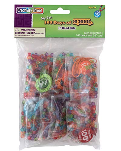 Chenille Kraft 100 Days Bead Kits, 12-Pack, Small - Image 1