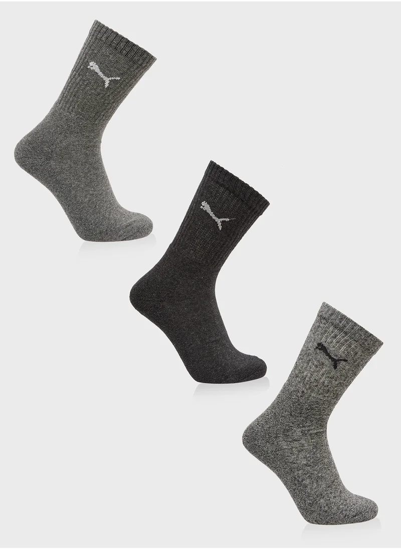 بوما 3 Pack Crew Socks