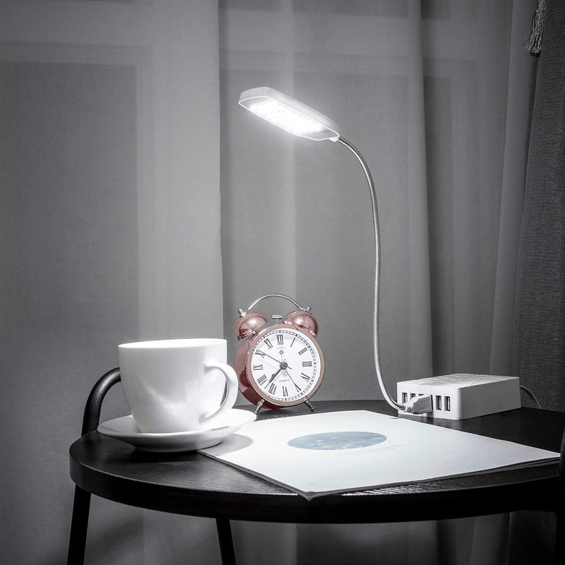 Storin مصباح مكتبي LED قابل للطي محمول 28 LED بجهد 5 فولت للكمبيوتر عبر USB (قد يختلف اللون) - Image 3