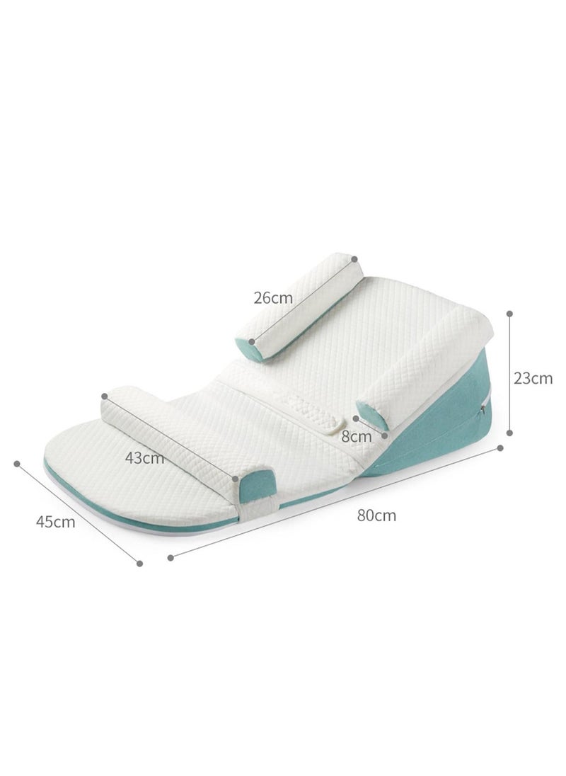 Generic - Baby Care Pillow, Baby Anti Spill Pillow, Baby Travel Bed, Baby Care Bed Wedge Sleep Pillow, Anti Backflow Pillow, Adjustable Height 0-30 °, Relieves Vomiting Milk - Image 1