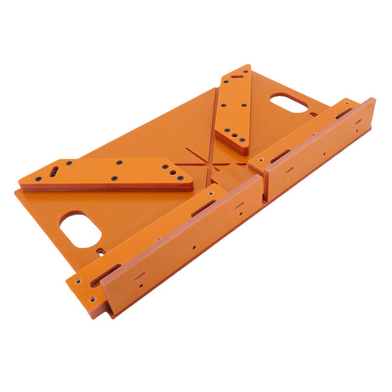 Miter Saw Guide 8mm Thickened Synthetic Cardboard Adjustable Clamping Length - Accurate 45/90 Degree Cuts Door Casing Cutting Guide for Diy Home Improvement Carpentry Woodworking - Image 5