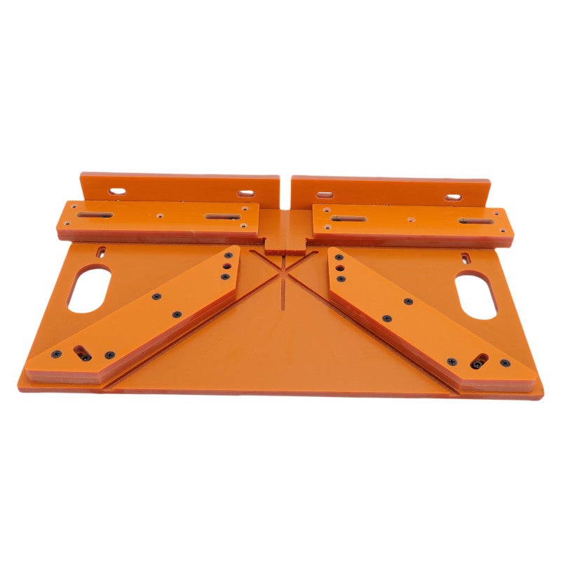 Miter Saw Guide 8mm Thickened Synthetic Cardboard Adjustable Clamping Length - Accurate 45/90 Degree Cuts Door Casing Cutting Guide for Diy Home Improvement Carpentry Woodworking - Image 2