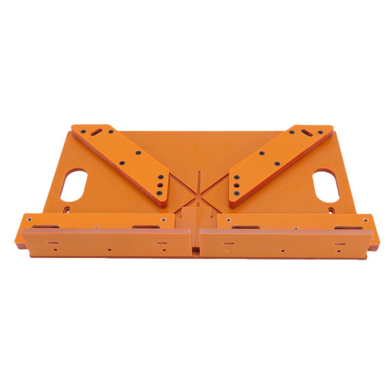 Miter Saw Guide 8mm Thickened Synthetic Cardboard Adjustable Clamping Length - Accurate 45/90 Degree Cuts Door Casing Cutting Guide for Diy Home Improvement Carpentry Woodworking - Image 4