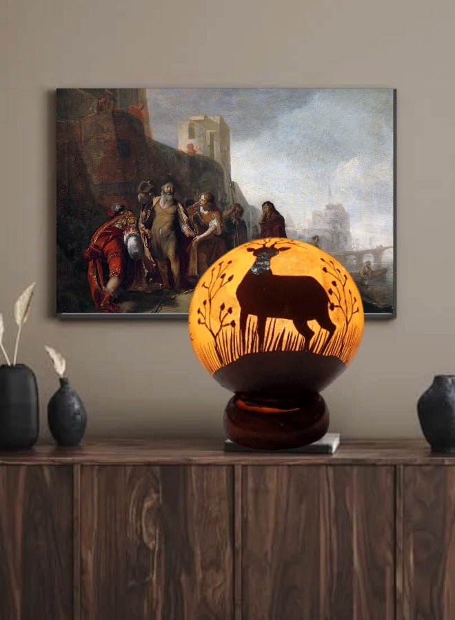 Desk Lightning Lamp Home Décor Handmade Night Lightning Lamp  - Image 3