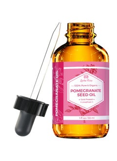 Leven Rose Leven Rose Pomegranate Seed Oil, 100% Pure Unrefined Cold Pressed Antioxidant Moisturizer for Hair Skin and Nails 1 oz  - Image 1