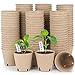 homenote homenote HOMENOTE Peat Pots, 120 Pcs 3.15 Inch Seed Starting Pots with Drainage Holes Round Nursery Pot, Biodegradable  - Image 2