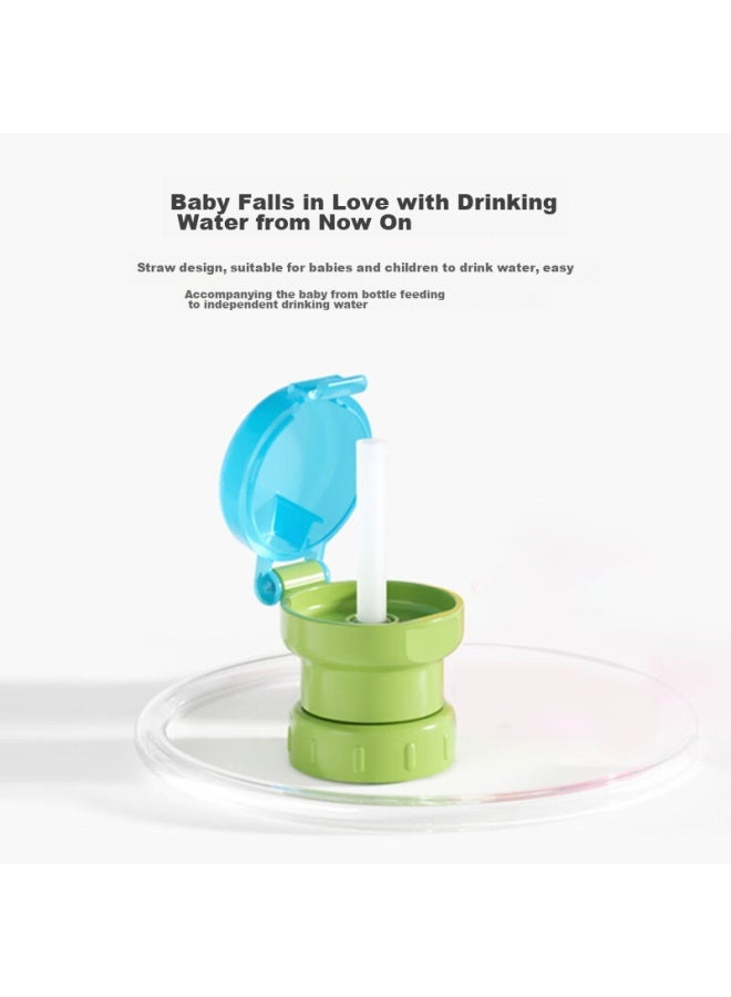 Doctor Ma Dr. Ma Children's Mineral Water Straw Lid Converter, Portable Straw, Baby Drinking Aid, Beverage Bottle Converter Mouth, Universal - Image 2