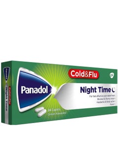 Panadol Cold And Flu Night Time 24 Caplet  - Image 2