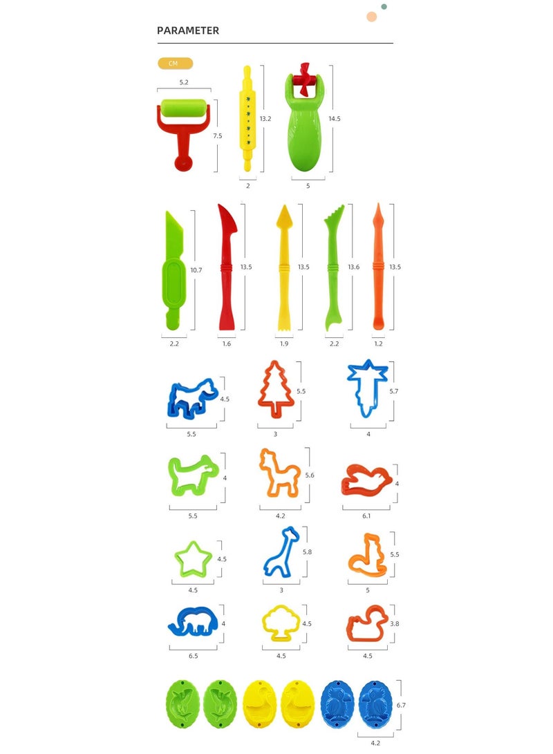 general 26-Piece Clay Dough Tool Set - Image 2