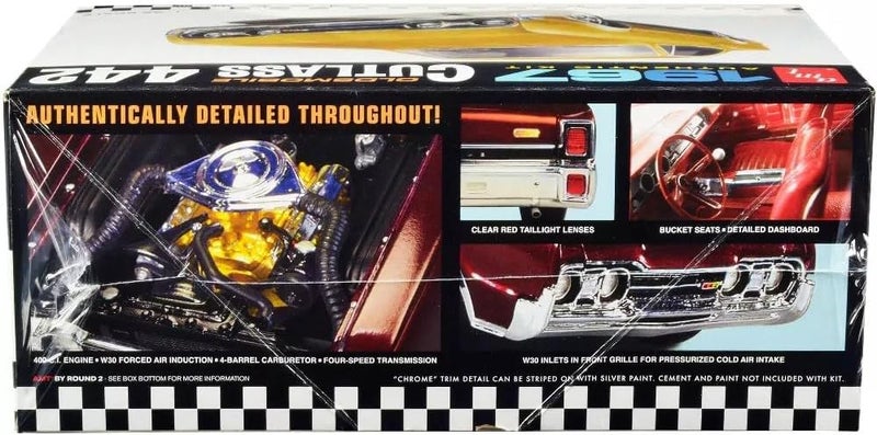 AMT 1967 Oldsmobile 442 125 Scale Model Kit - Image 3