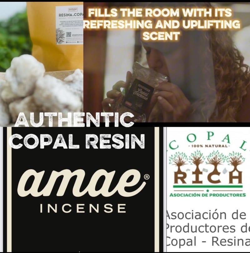 amae INCENSE 100% Pure Natural Organic White Mayan Copal Rocks - 3.5 Ounces - Image 3