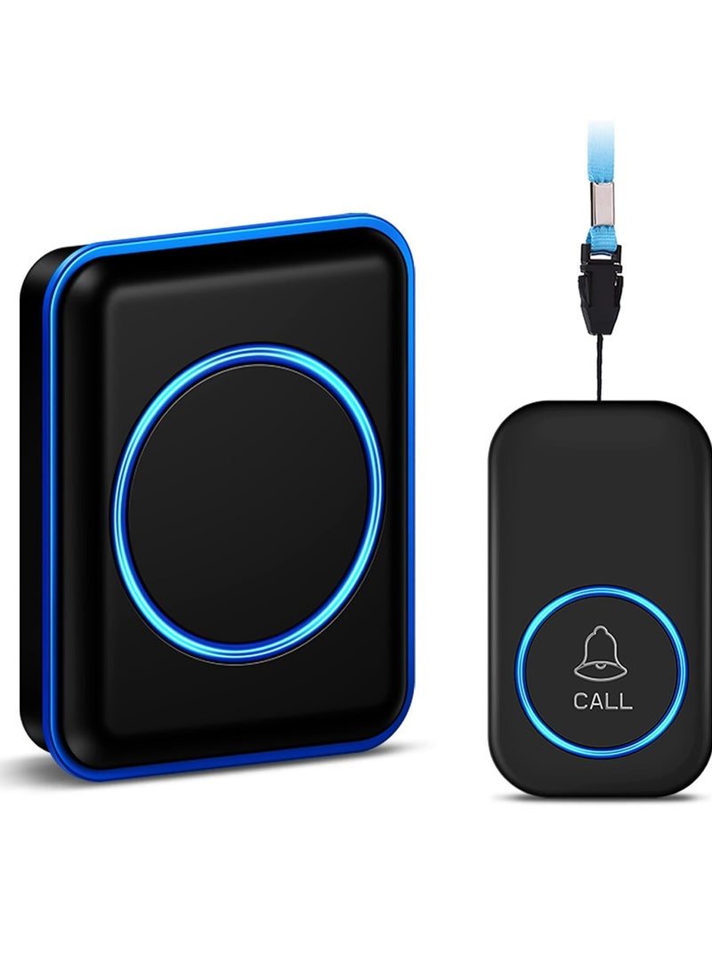 CMGTYYD Waterproof Wireless Doorbell, Wireless Call Button, 1000+ Foot SOS Pager, IP55 Waterproof, 52 Melodies - Image 1