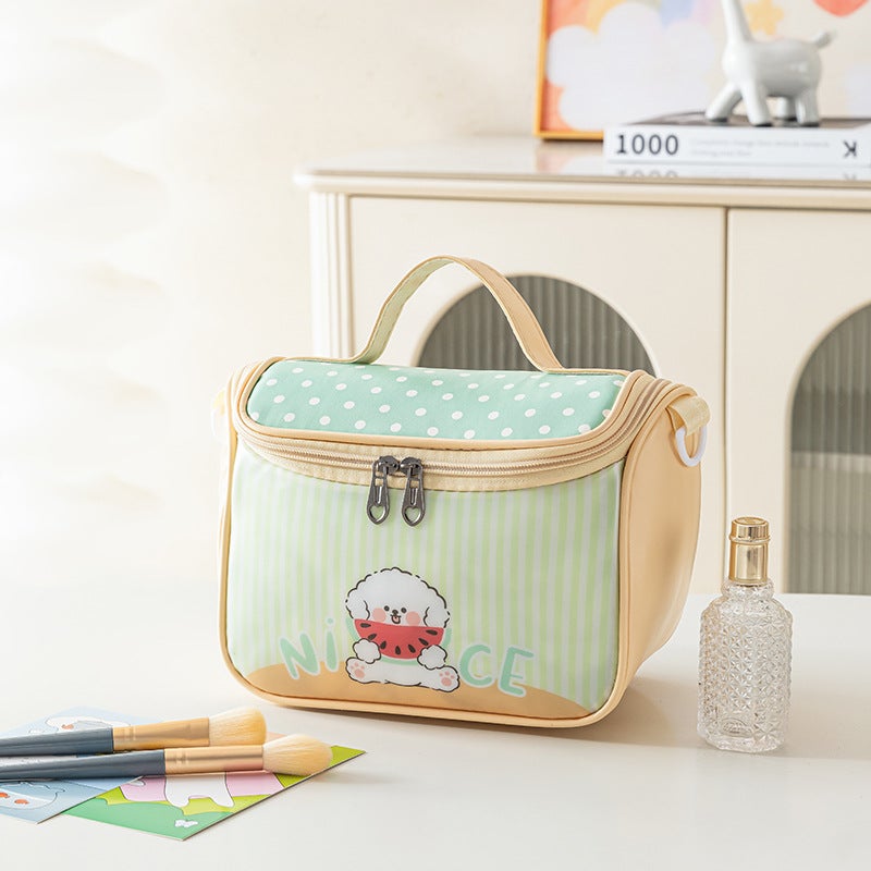 Cute House-Shaped Cosmetic Bag Travel Toiletry Organizer Portable Storage  Pouch
