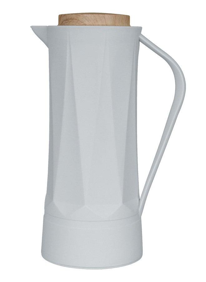 REEM Tea/Coffee Flask 1L White - Image 1