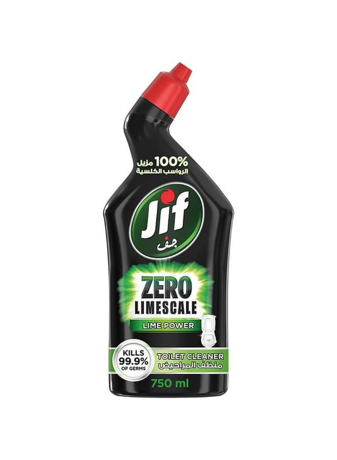 Jif Zero Limescale Lime Power Antibacterial Toilet Bowl Cleaner 750ml 62733950 - Image 1