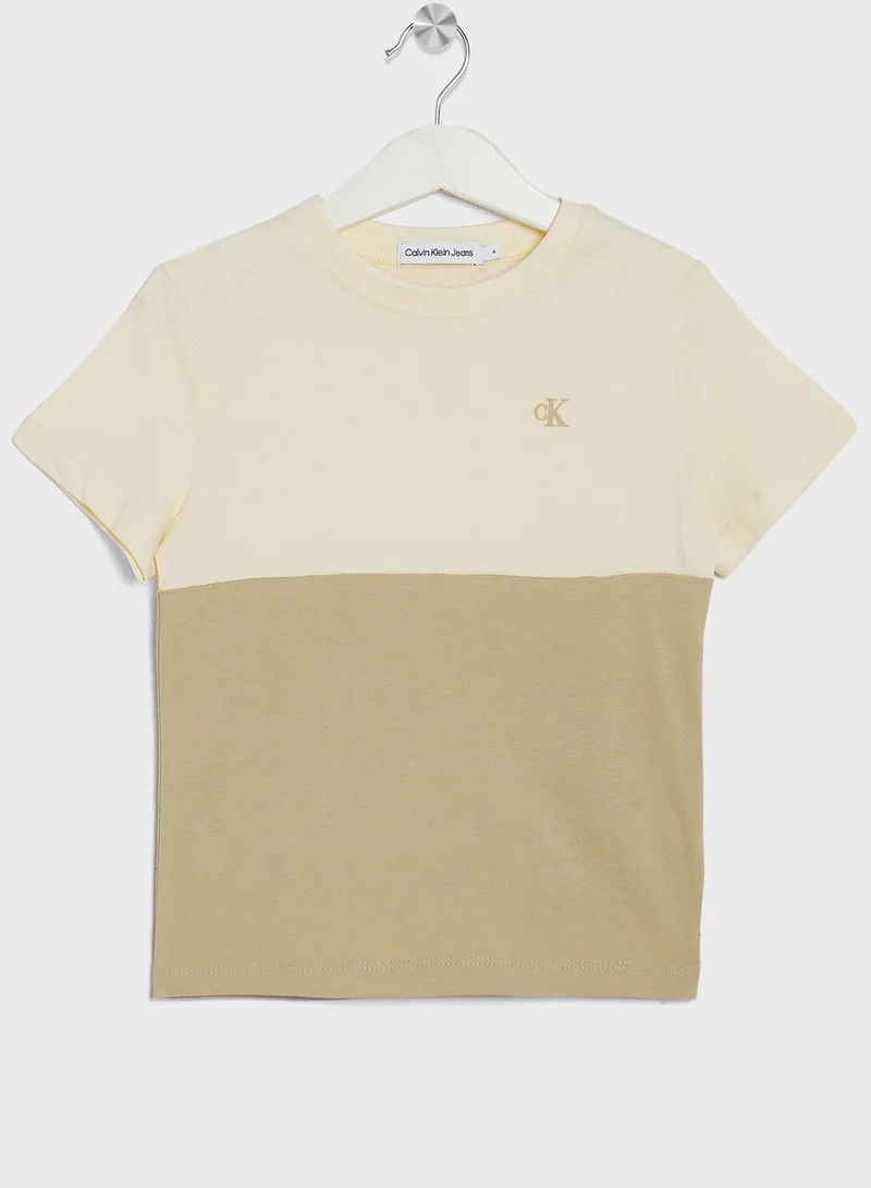 Calvin Klein Jeans Youth Color Block Jersey T-Shirt