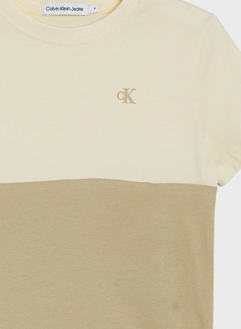 Calvin Klein Jeans Youth Color Block Jersey T-Shirt