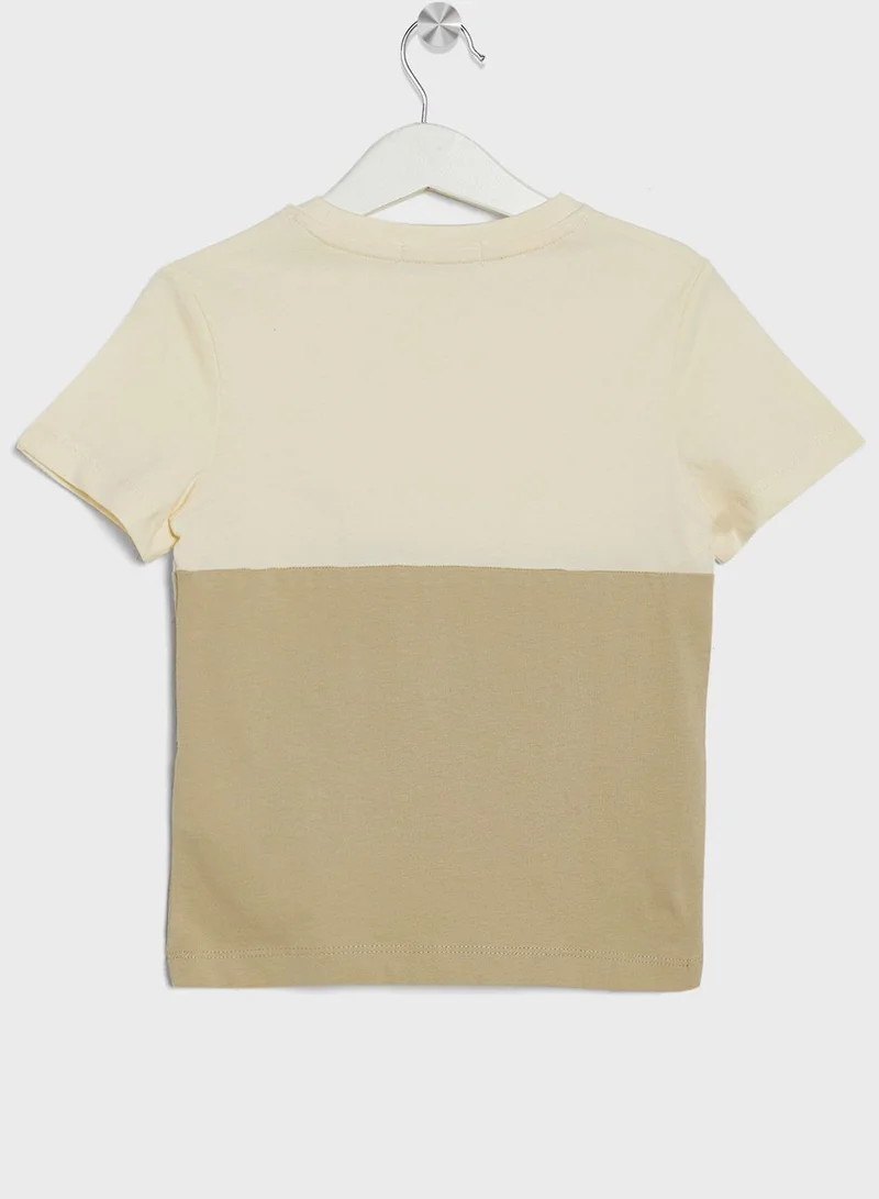 Calvin Klein Jeans Youth Color Block Jersey T-Shirt