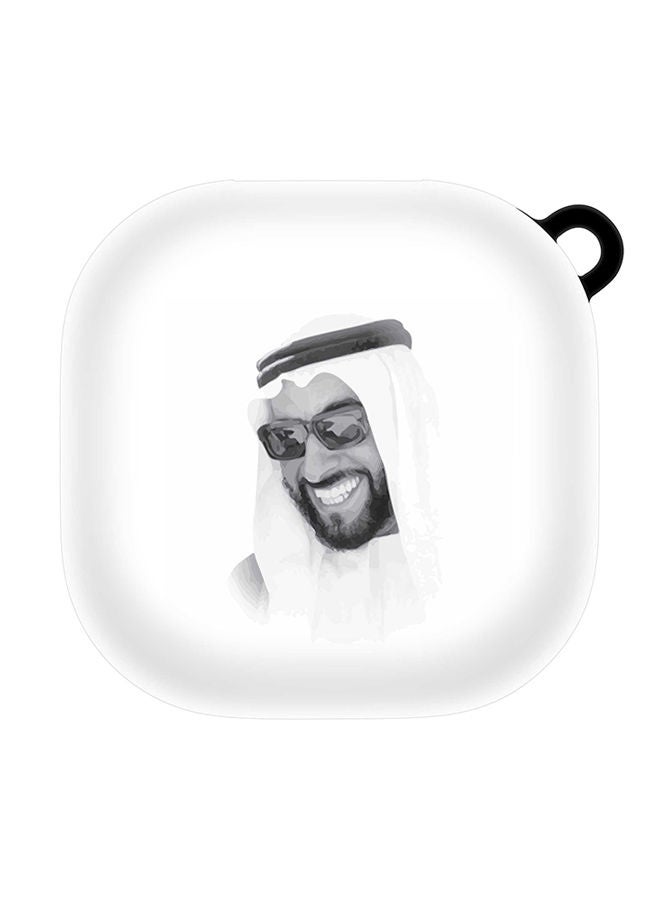 Stylizedd StylePods Custom Case Samsung Galaxy Buds Pro (2021) / Buds Live Case With Anti-Lost Keychain - Zayed, Our Father - Image 1