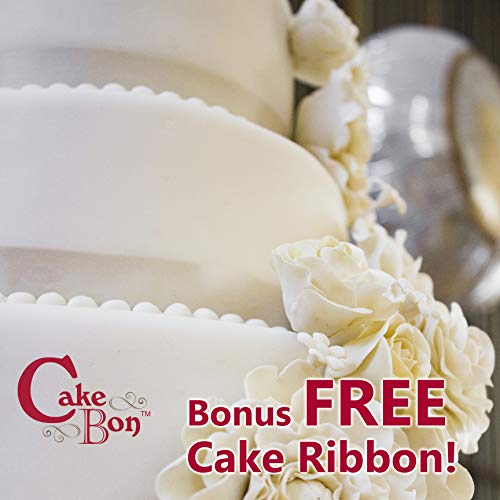Cakebon Cake Boards Square - Sturdy 1/2 Inch Thick Drums - 14 Inch Professionally Wrapped Edges White 1-Pack - Image 4