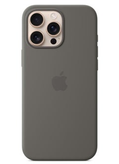 Silicone iPhone 16 Pro Silicone Case With MagSafe - Stone Gray  - Image 1