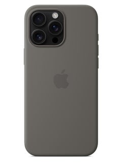 Silicone iPhone 16 Pro Silicone Case With MagSafe - Stone Gray  - Image 2