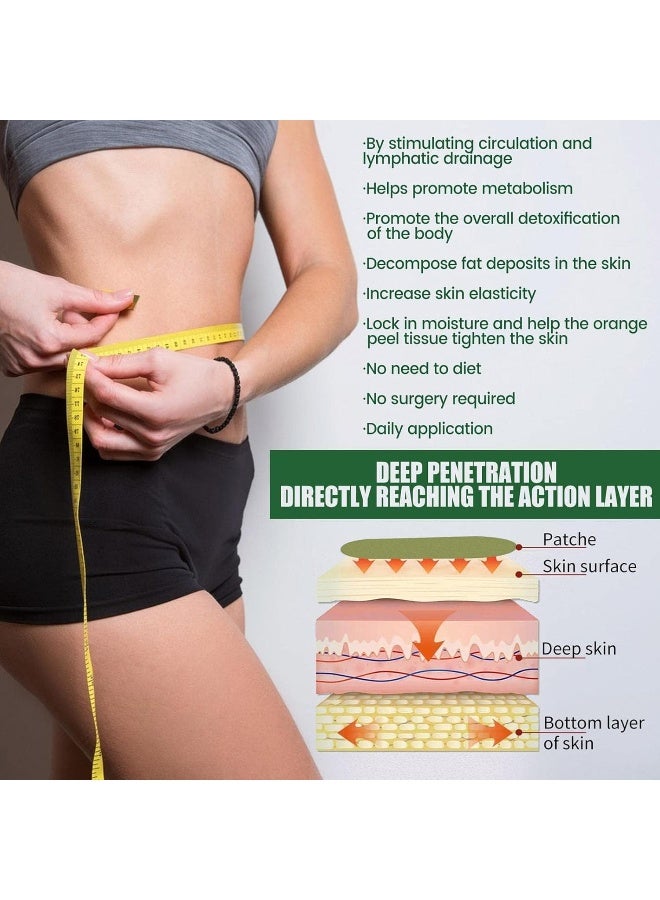 Slimming Leg Patch, Wormwood Patches Herbal Patch - Wormwood Lower Body Patch, Body Shaper Chinese Herbal Patch, Breaks Down Cellulite For Better Body - Image 3