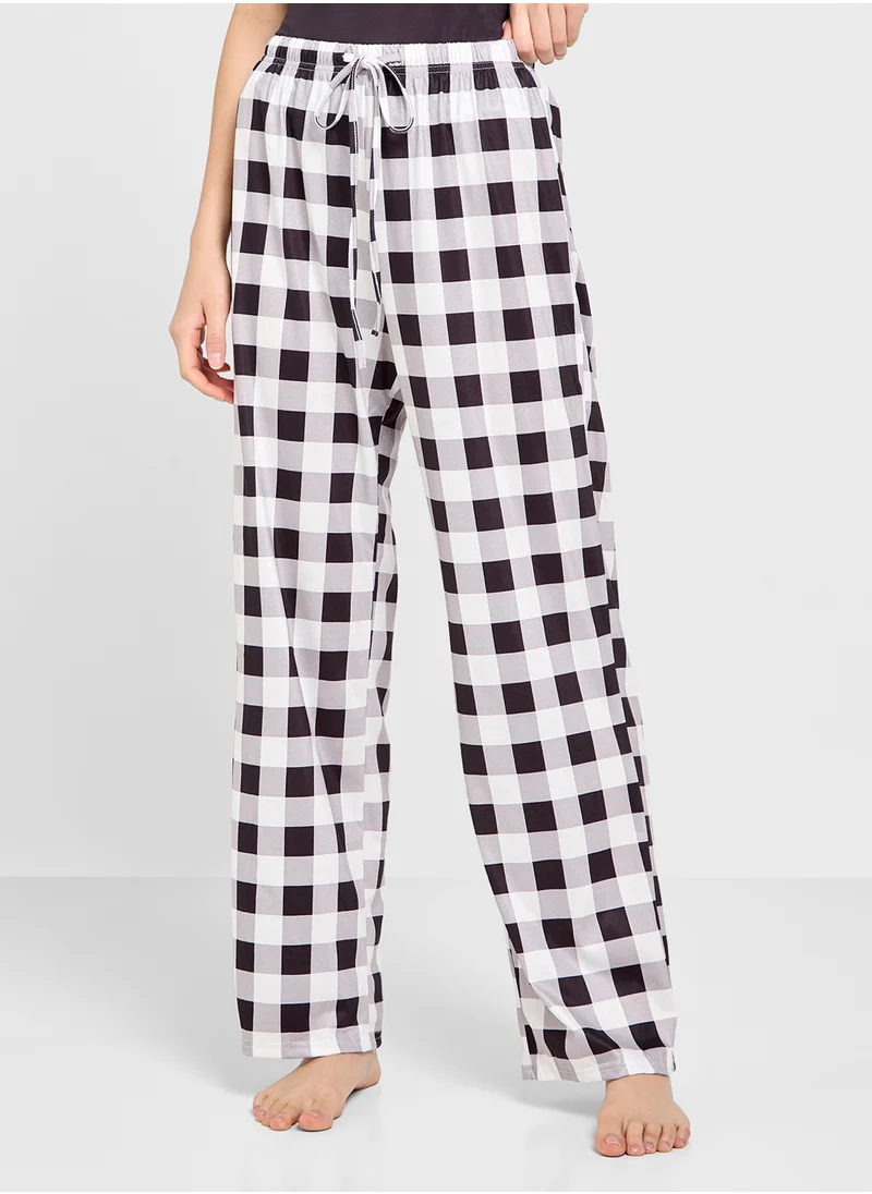 جينجر Pullon Checkered Pyjama