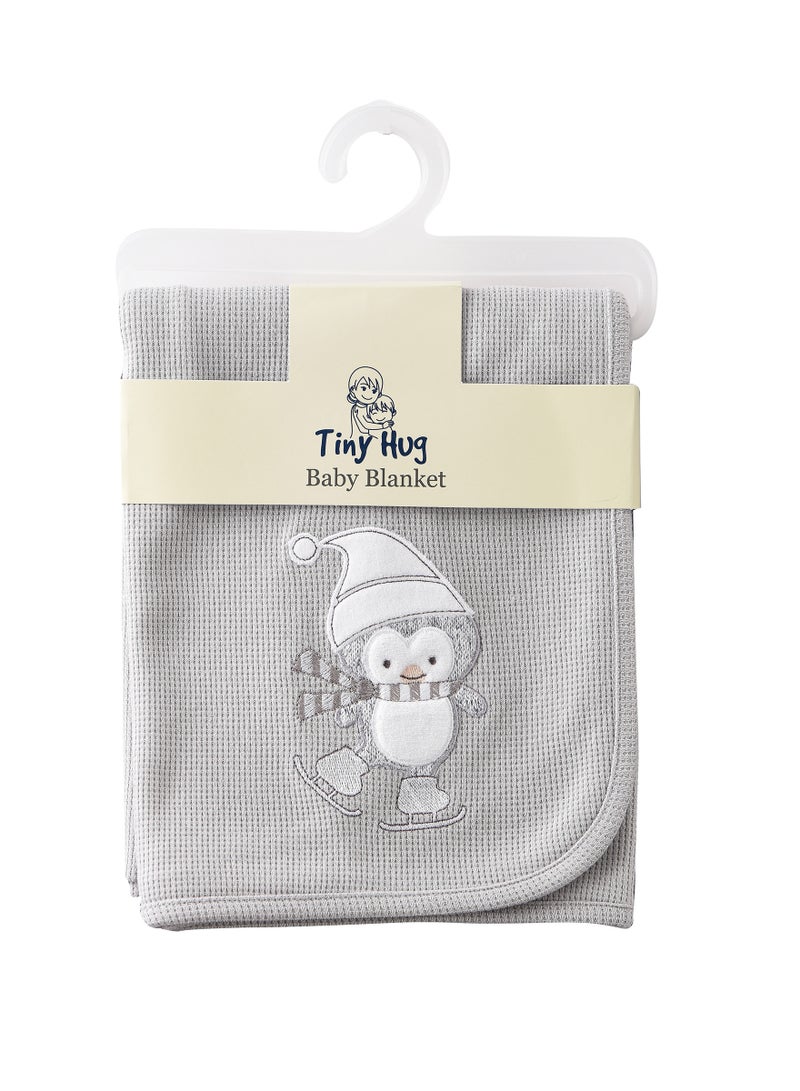 Tiny Hug Newborn Baby Blanket, Soft and Warm Blanket for Newborns - Image 1