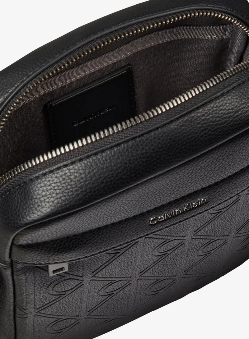 Calvin Klein  Embossed Emblem Logo Reporter Bag for Men | Best Price UAE