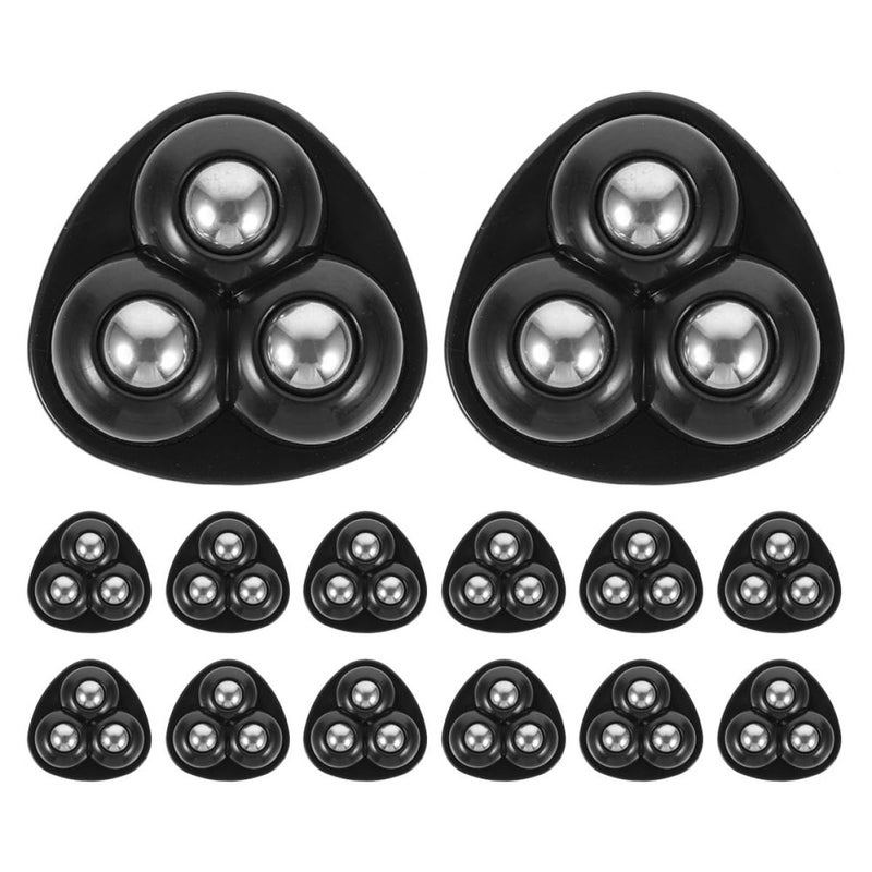 14 Pcs Small Adhesive Swivel Caster Wheels For Storage Boxes Kitchen Cart Smooth Silent Movement - Image 2