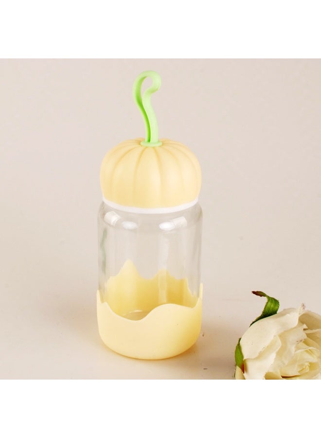 NIBEMINENT Glass Travel Cup Tea Infuser Portable Travel Tea Bottle - Image 1