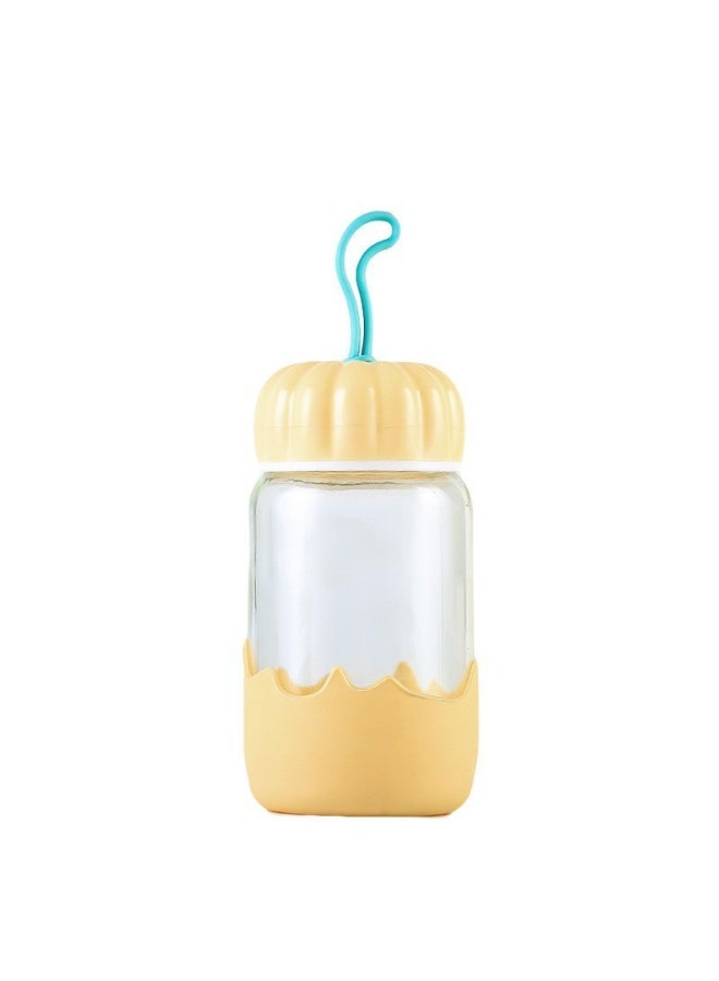NIBEMINENT Glass Travel Cup Tea Infuser Portable Travel Tea Bottle - Image 2