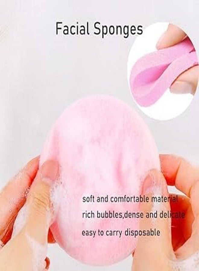 Doberyl 8Pcs Face Cleansing Sponge Puff Makeup Washing Pad Deep Cleansing Makeup Removal Sponge Cosmetic Beauty Wet Wipes - Image 5
