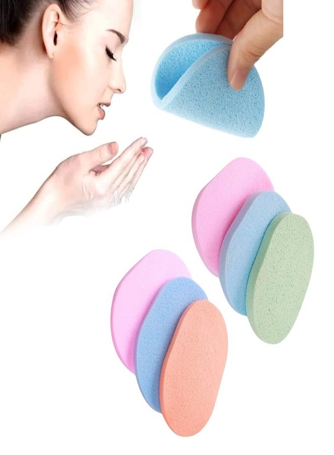 Doberyl 8Pcs Face Cleansing Sponge Puff Makeup Washing Pad Deep Cleansing Makeup Removal Sponge Cosmetic Beauty Wet Wipes - Image 1