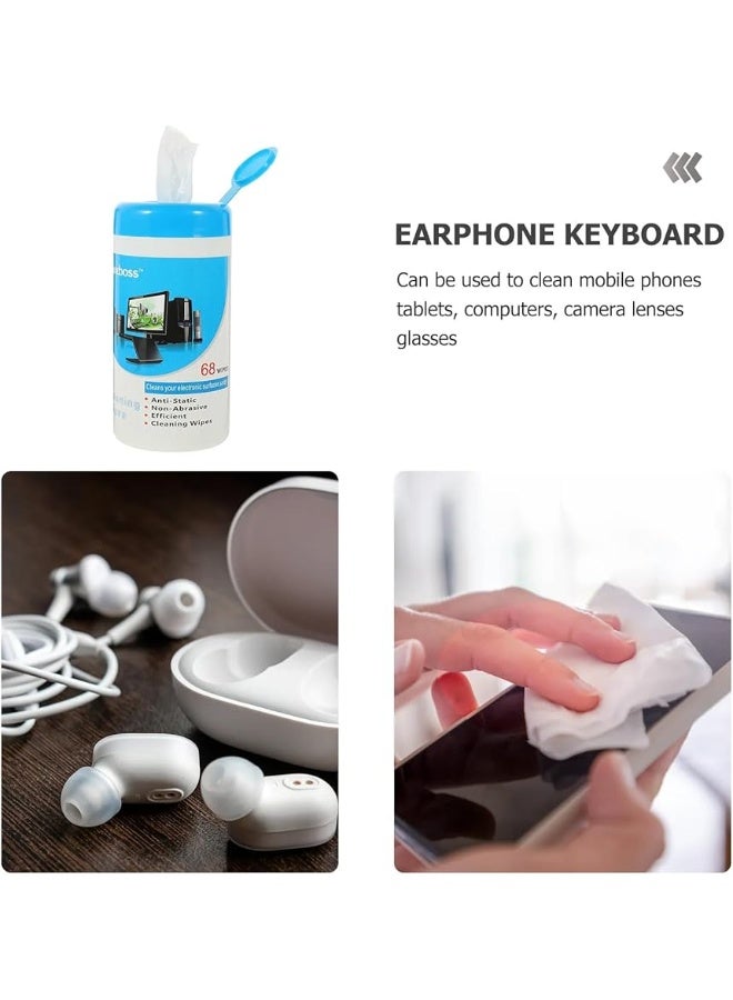 Magic HANDBOSS Anti Static Screen Cleaning Wipes 68 pcs/lot for Computers - Image 4