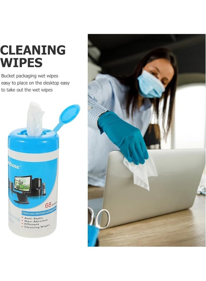 Magic HANDBOSS Anti Static Screen Cleaning Wipes 68 pcs/lot for Computers - Image 5