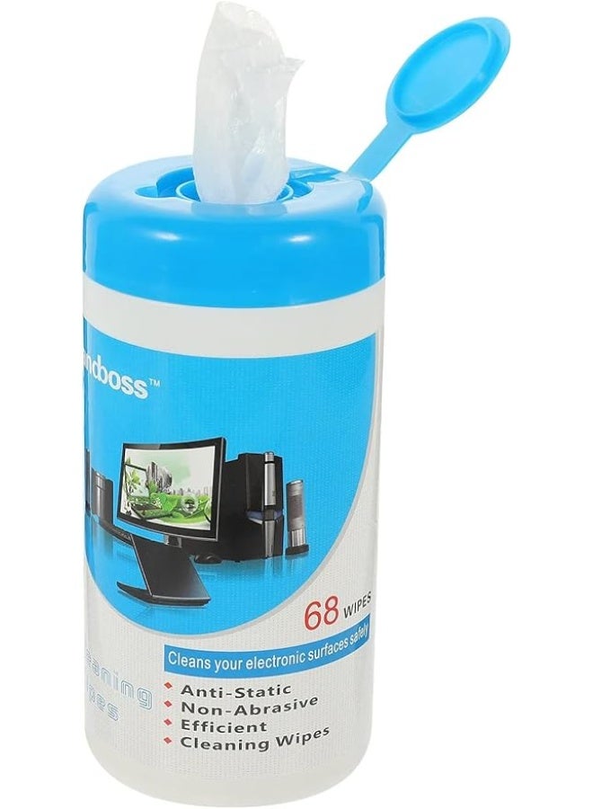Magic HANDBOSS Anti Static Screen Cleaning Wipes 68 pcs/lot for Computers - Image 1